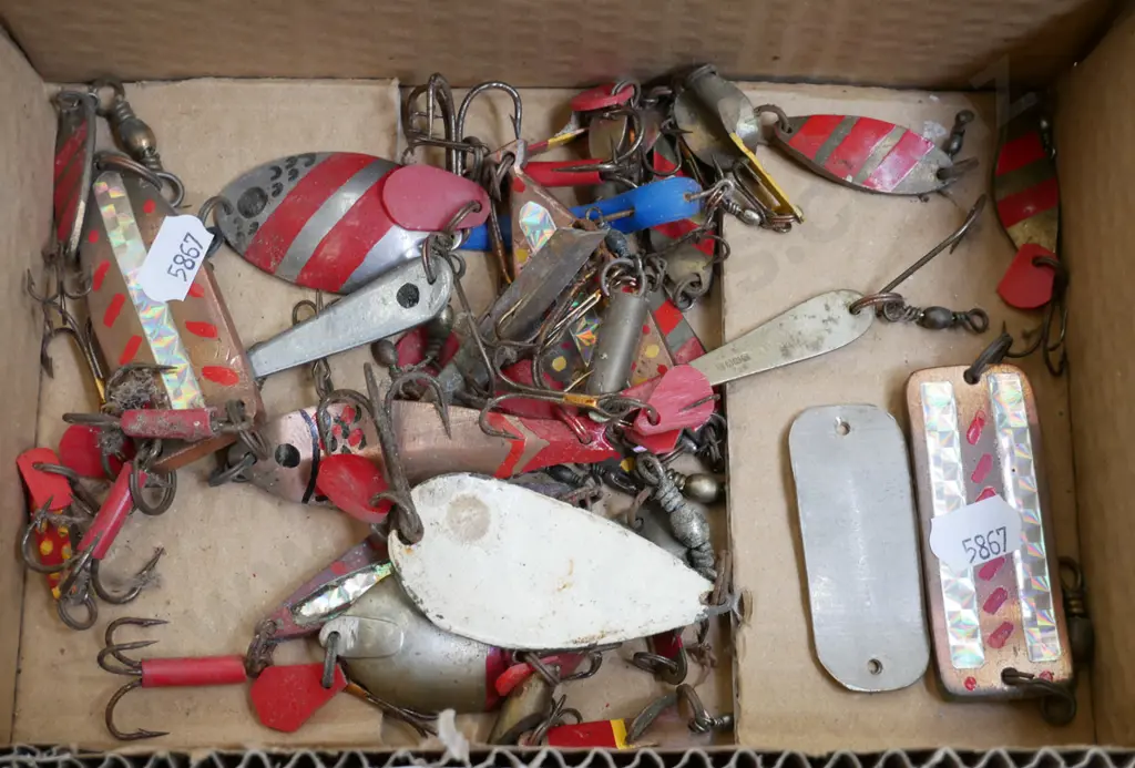 box of fishing lures Image 1++