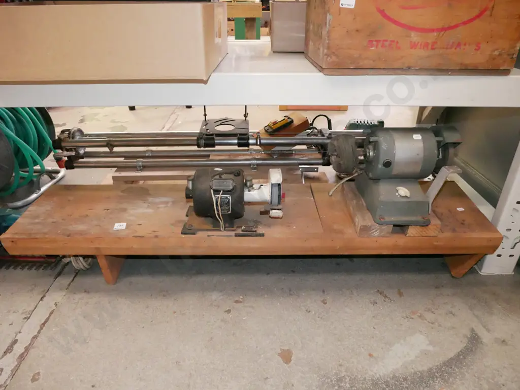 box; cold chisels, auger bits, stilsons etc Image 1++