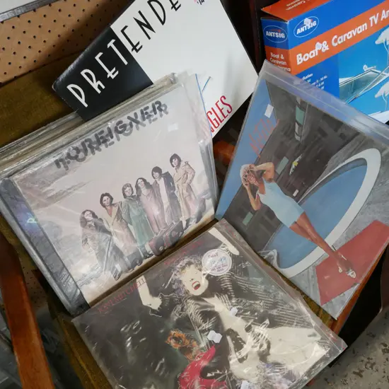 LPs; Joni Mitchell, Foreigner etc