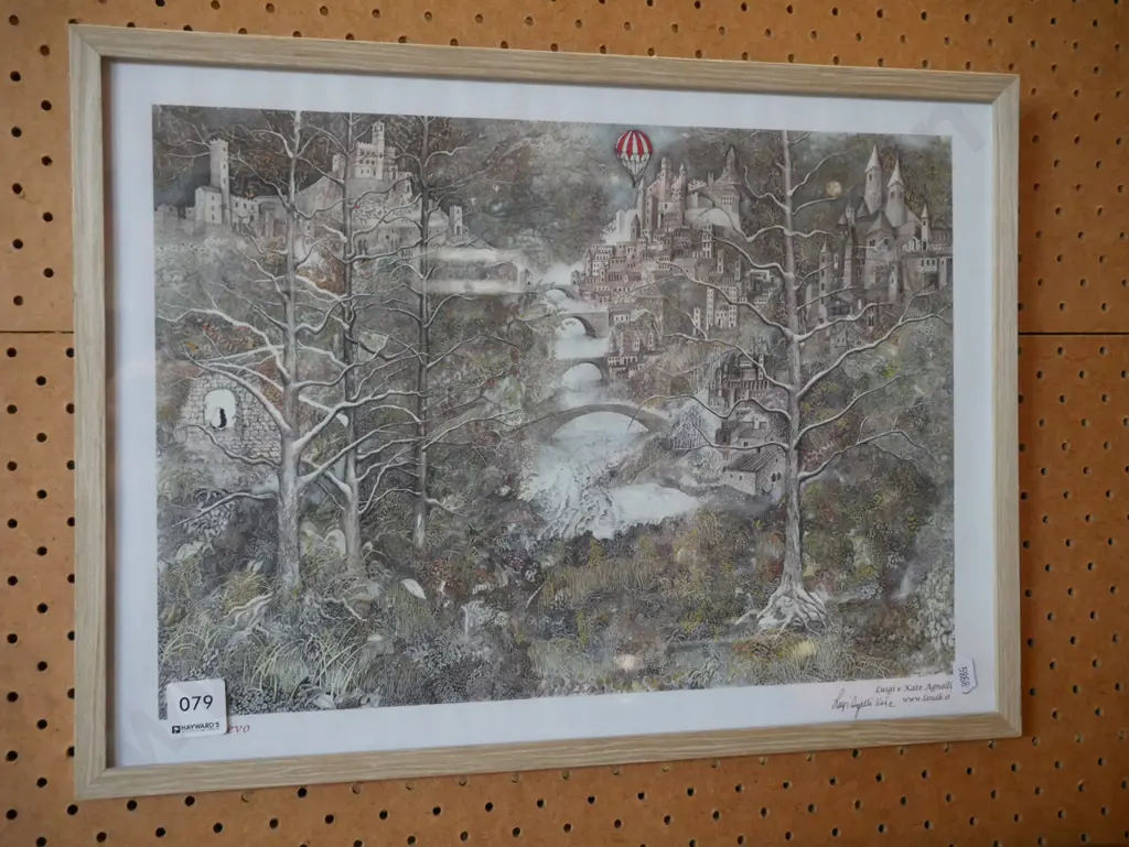 framed print - fantasy scene Image 1++