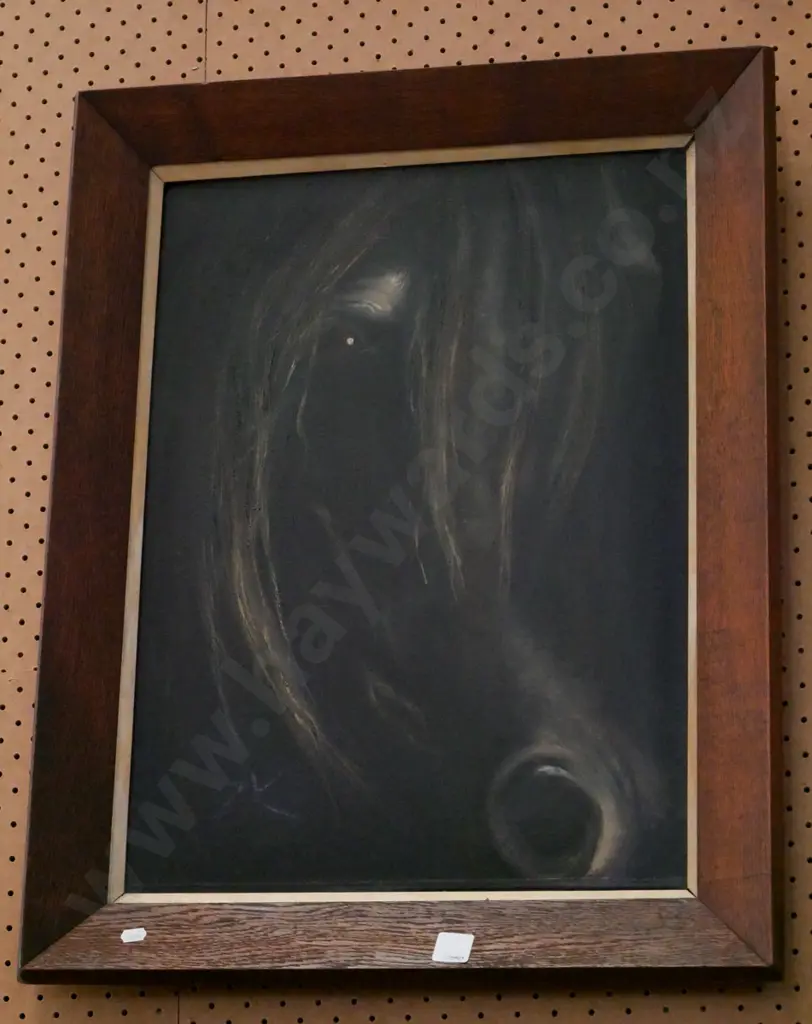 oak framed oil - horse Image 1++