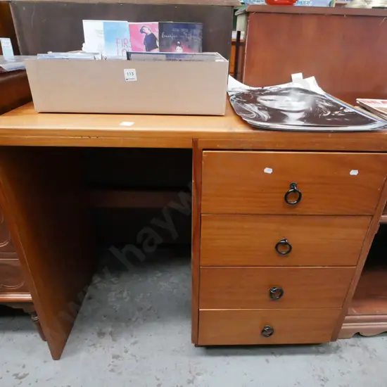 solid pine 4 drawer study desk H-770 W-900 D-480