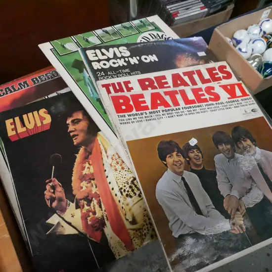 LPs; Beatles, Elvis etc