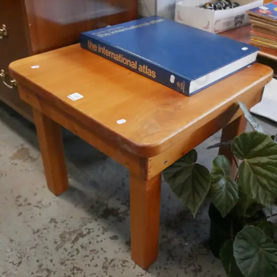 solid pine end table
