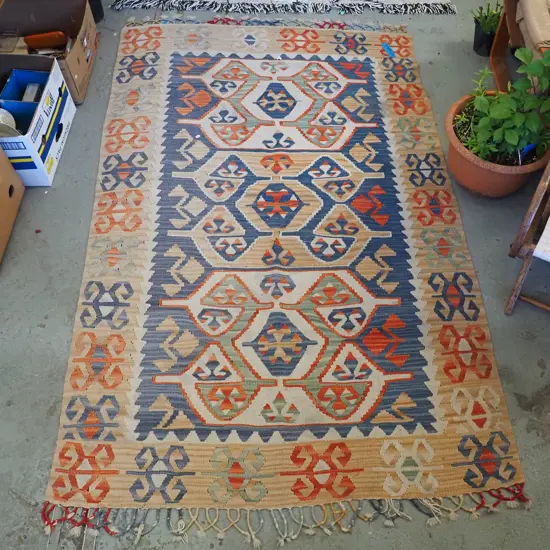 woven kilim (faded) L-1950 W-1200