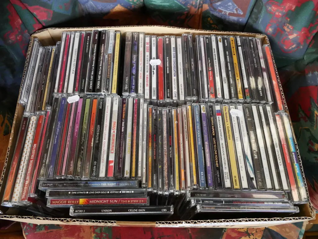 box of CDs Image 1++