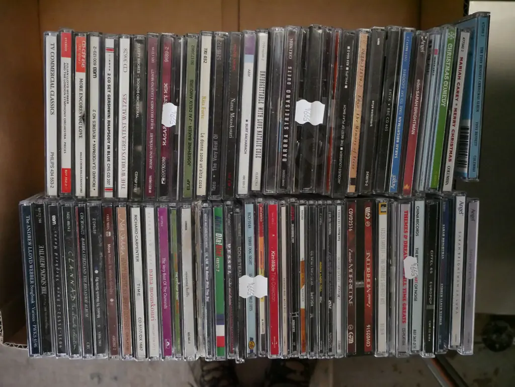 box of CDs Image 1++