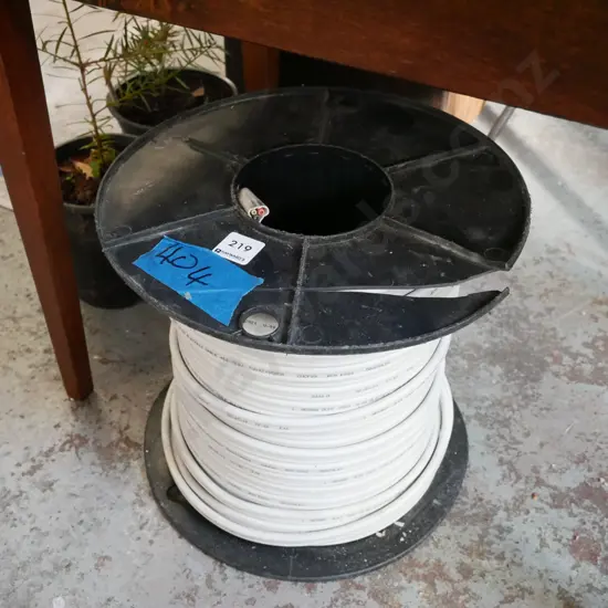 large roll of electrial cable