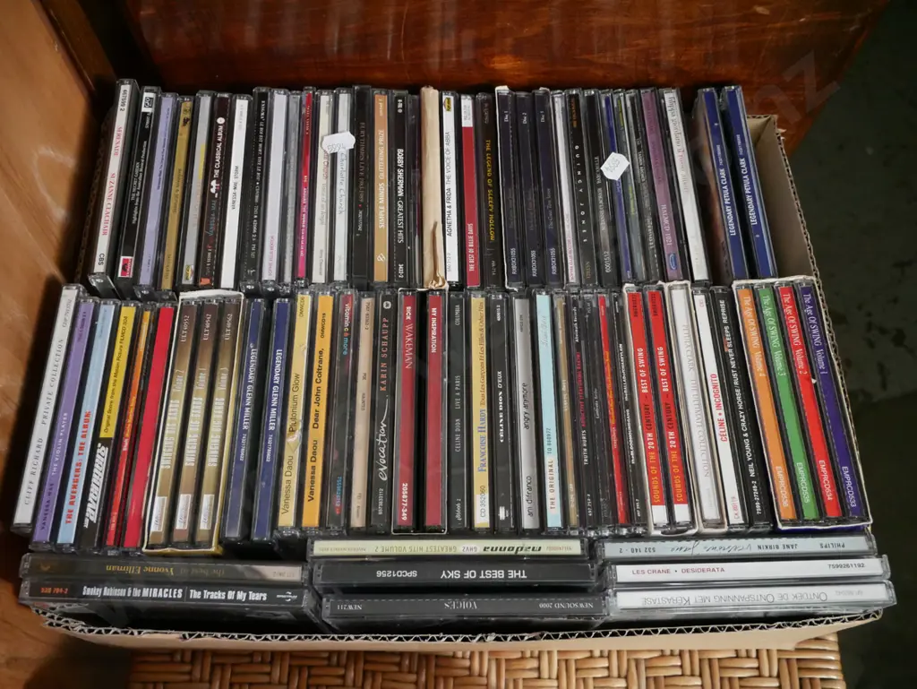 box of CDs Image 1++