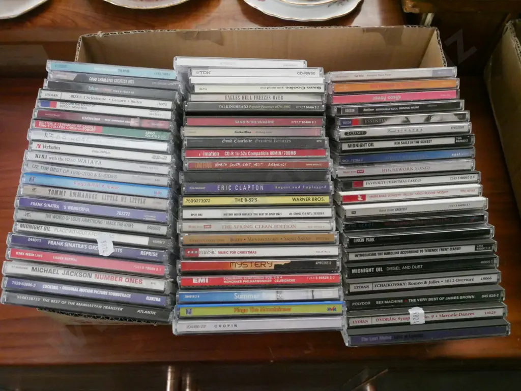 box of CDs Image 1++