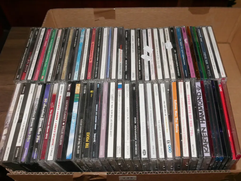 box of CDs Image 1++