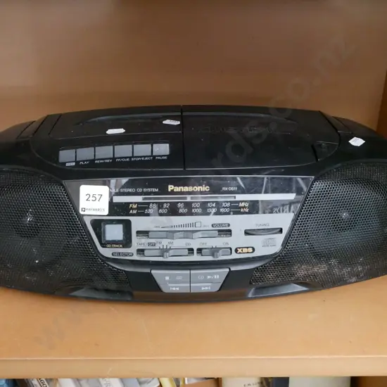 Panasonic radio tape cassette CD player