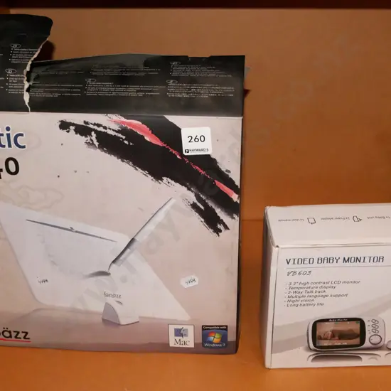 early artistic tablet, video baby monitor