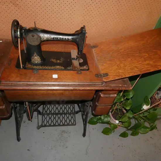 Singer treadle sewing machine