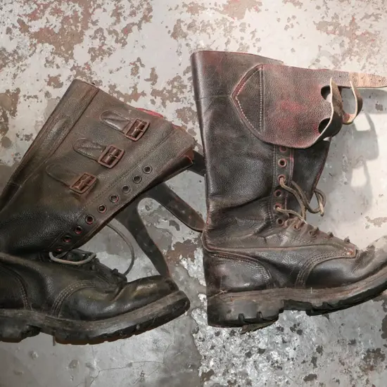vintage motorcycle boots
