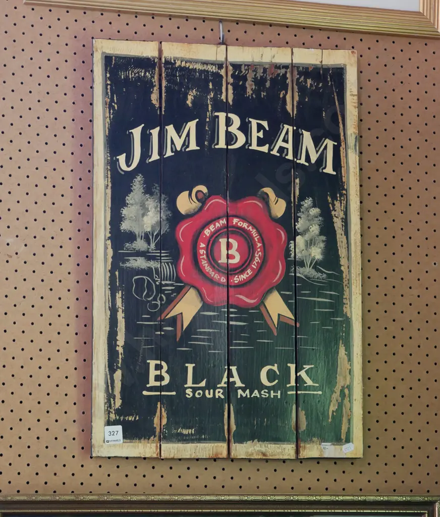 Jim Beam print on board Image 1++