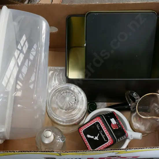 box; storage canisters etc