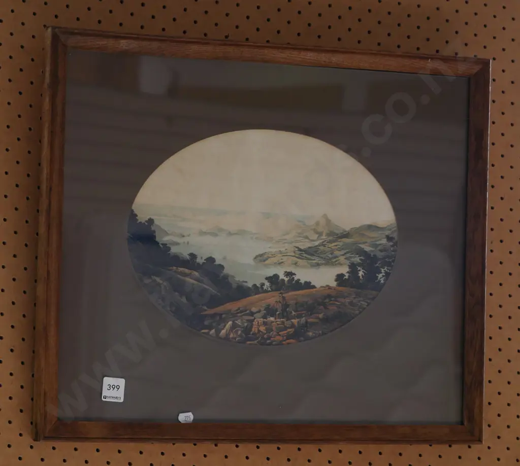 framed historic print - Otago Harbour Image 1++