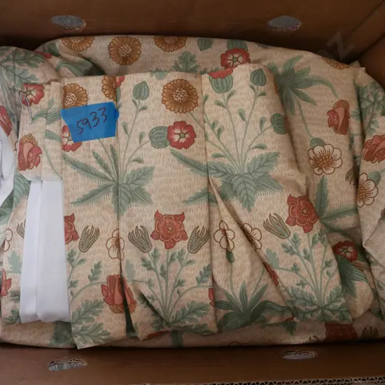 box of curtains