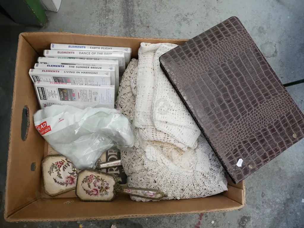 box; crochet work, DVDs, photo album etc Image 1++
