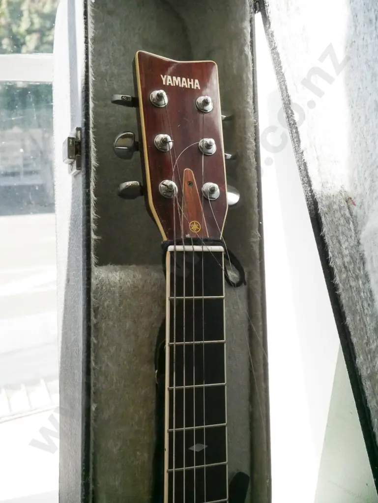 Yamaha FG-365S acoustic guitar in hard carry case Image 1++