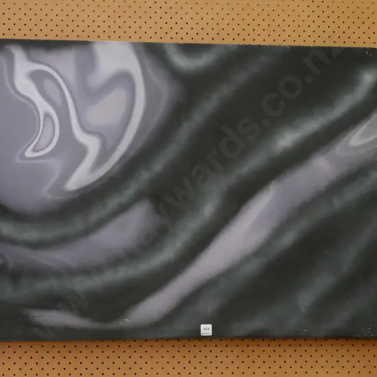 acrylic on boxed canvas - abstract