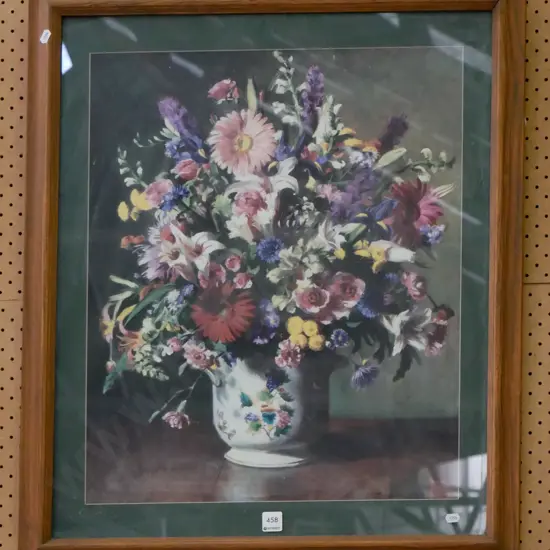 framed print - flowers still life