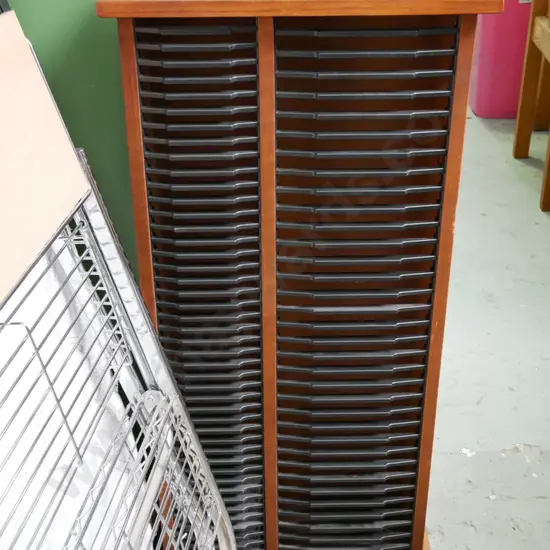 combination DVD/CD storage tower H-840