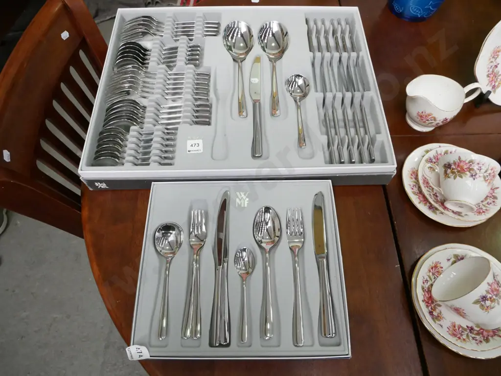 2x sets of WMF  cased cutlery - missing 1 large fork Image 1++