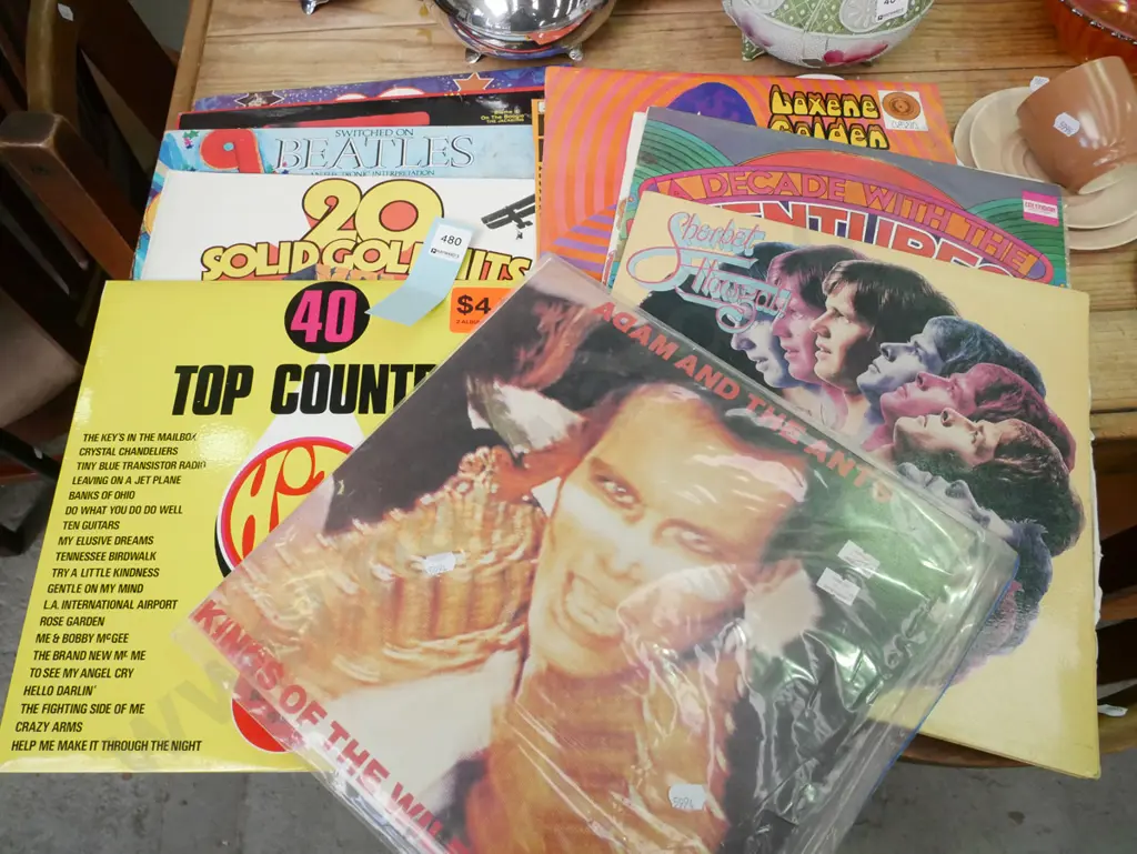 LPs; Adam and the Ants, Sherbet etc Image 1++
