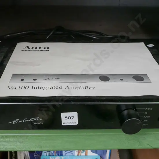 Aura integrated amplifier - missing volume knob - untested
