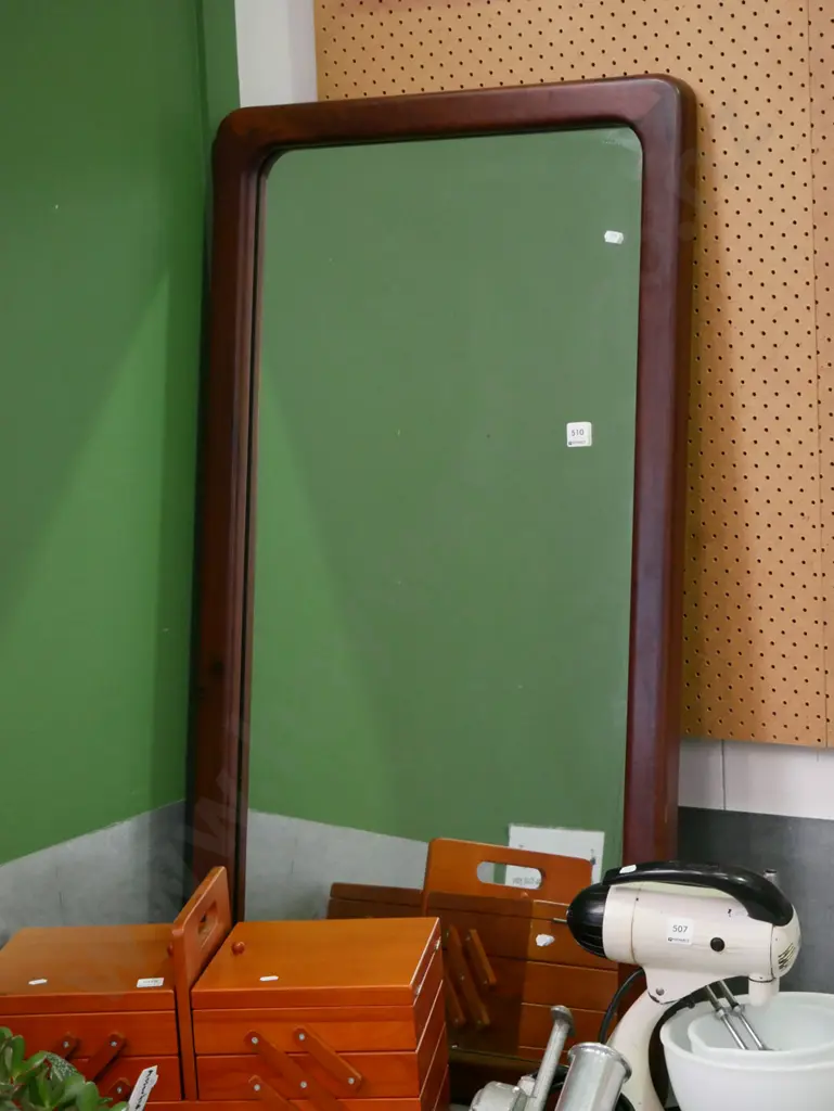 imbuia wood framed mirror Image 1++