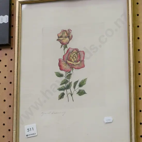framed print - roses