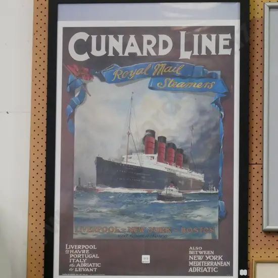 framed digital print - Lusitania