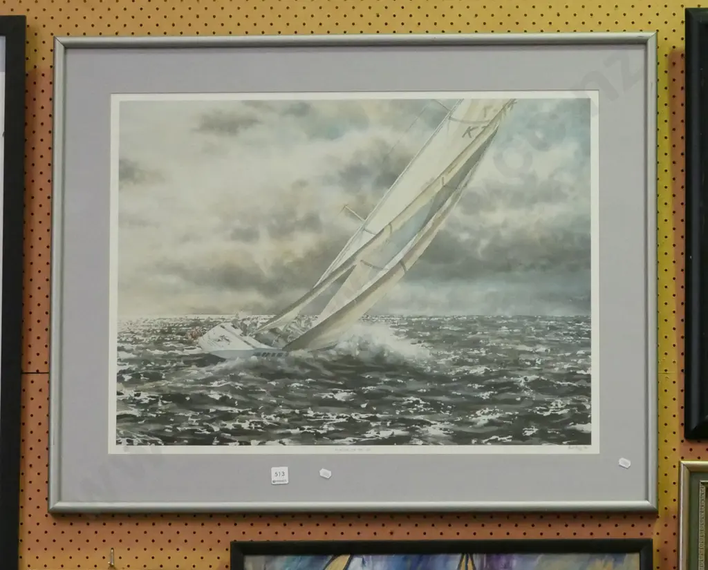 framed print - reaching for the line Image 1++