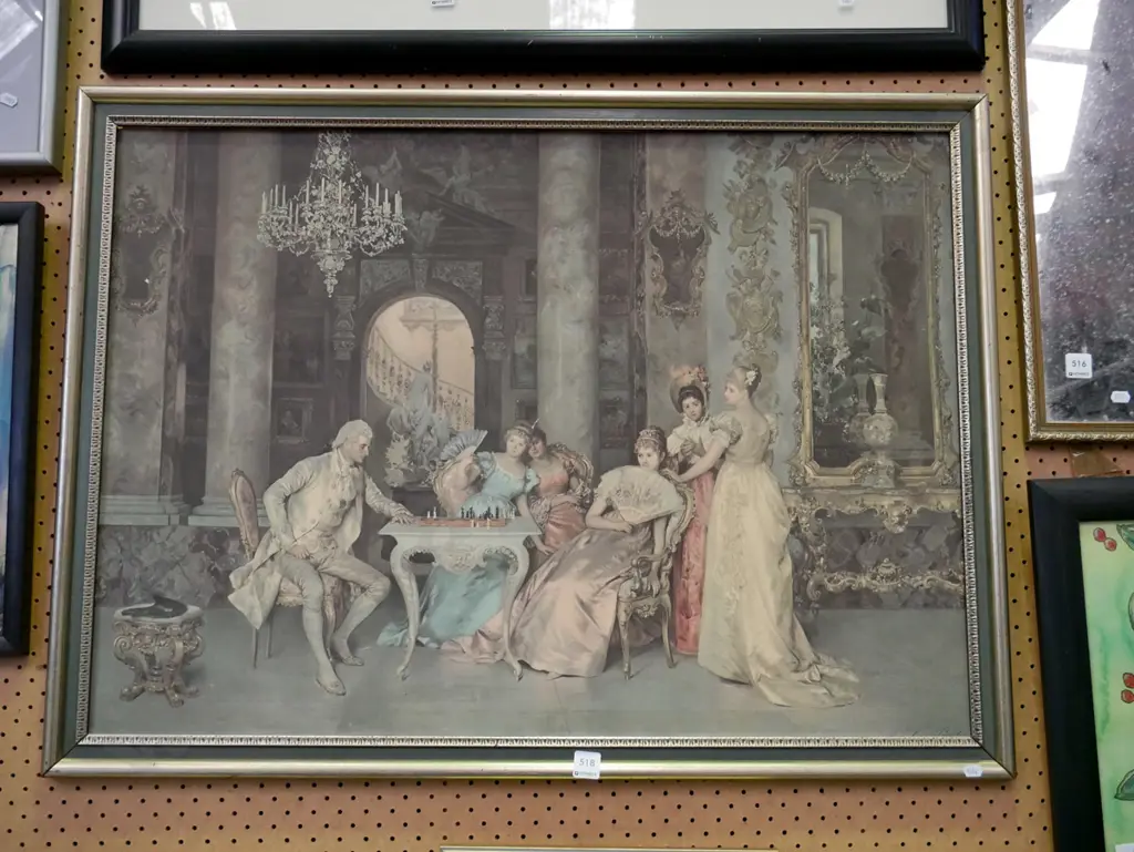 framed print - chess game Image 1++