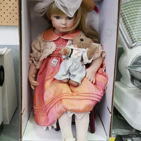 Hillview Lane porcelain display doll