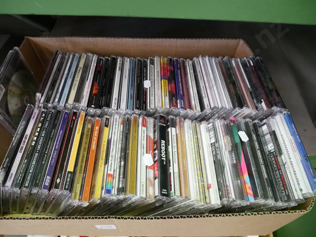 box of CDs Image 1++