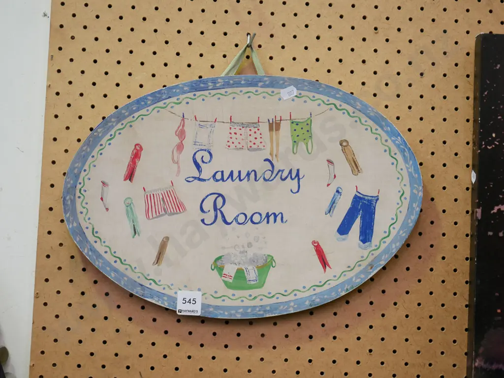print on wood - laundry room Image 1++