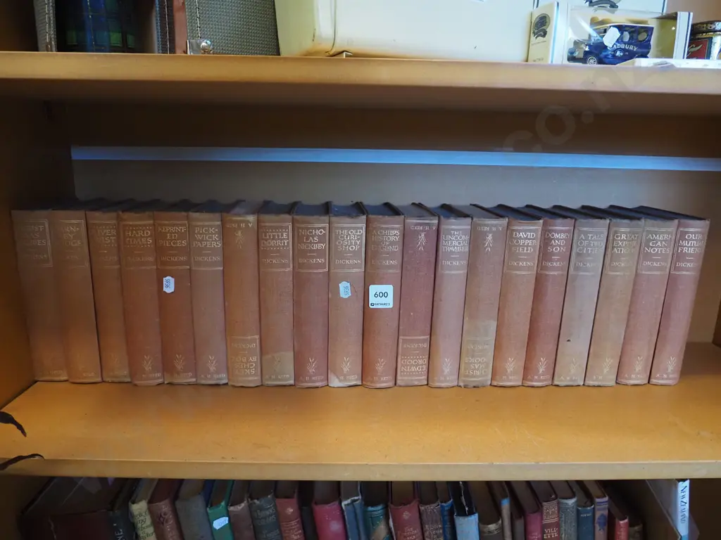 shelf; Dickens novels Image 1++