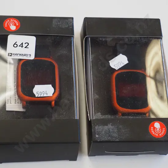 2x boxed smart watches