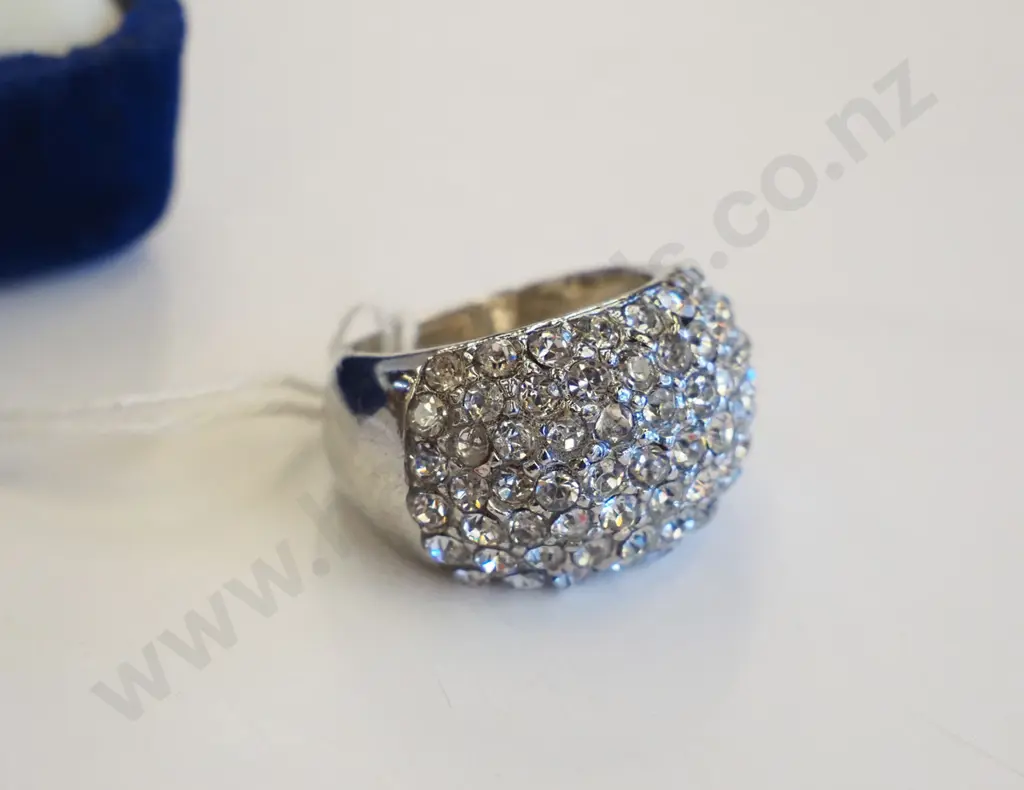 large dress ring with cz  Image 1++