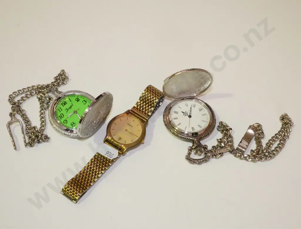 2 fob watches & Tissot watch Image 1++
