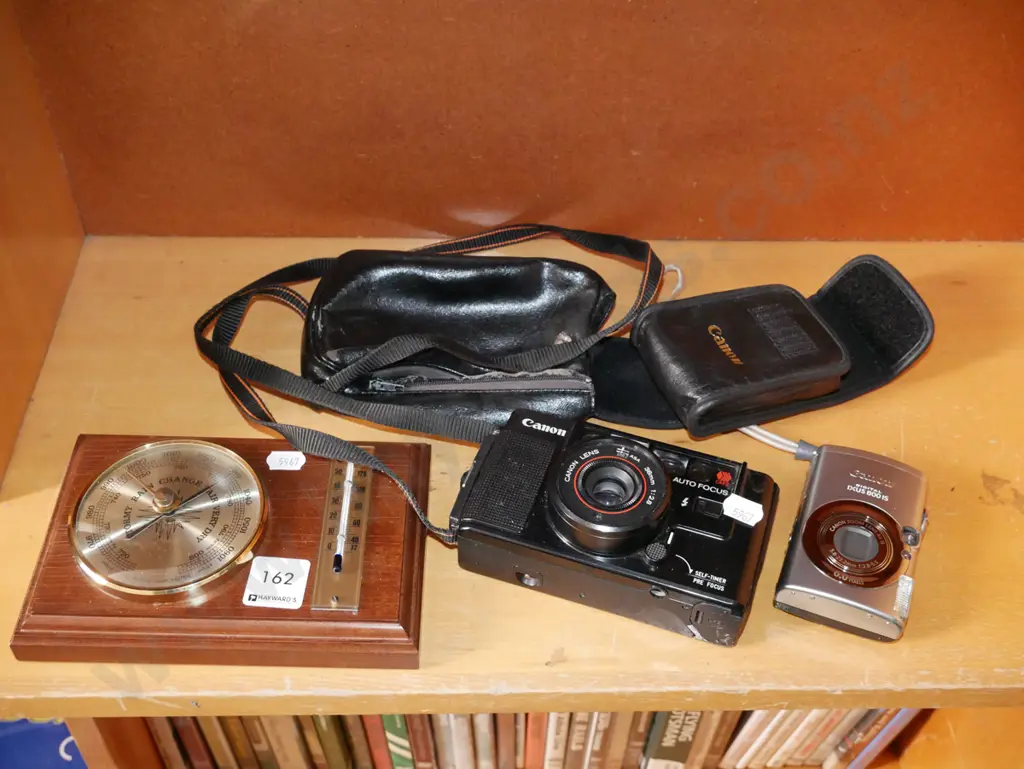barometer thermometer, Canon 35mm & Canon digital camera Image 1++