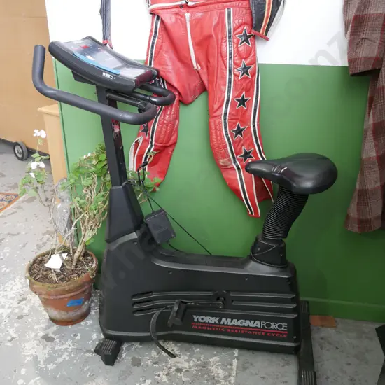 York fitness exercycle (some splitting to vinyl seat)