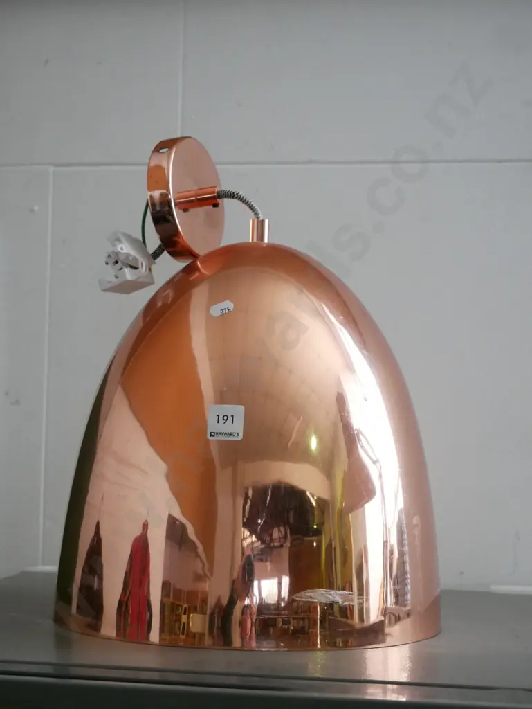 modern copper light fitting Image 1++