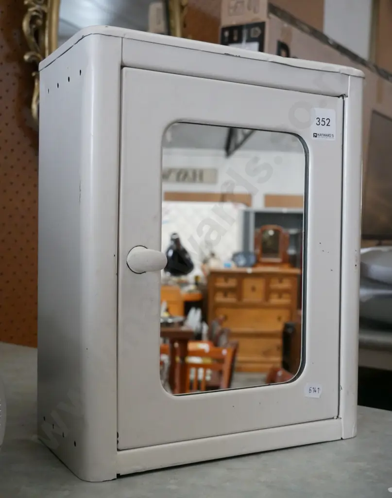 vintage metal dental nurse cabinet H-300 Image 1++