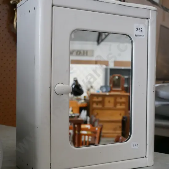 vintage metal dental nurse cabinet H-300