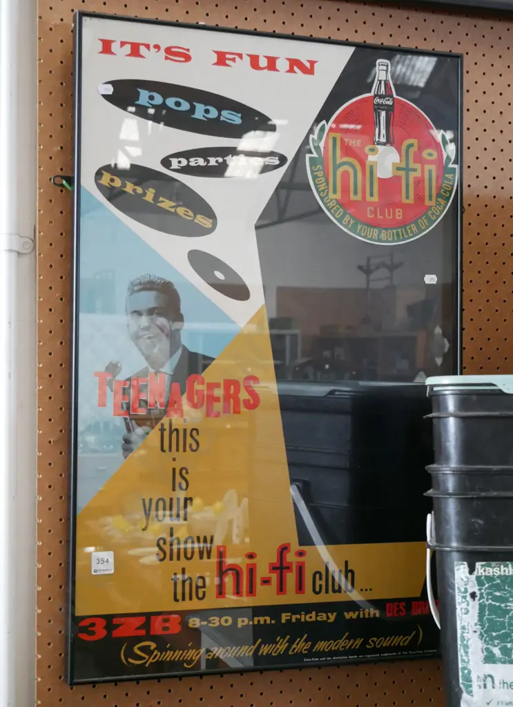 3ZB hi-fi club promotional poster Image 1++