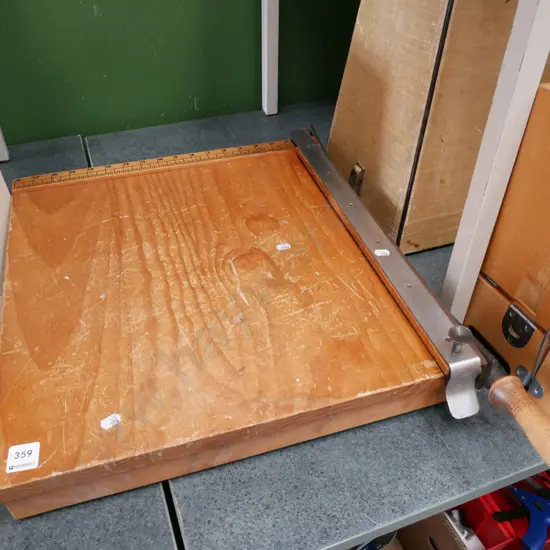 wooden guillotine